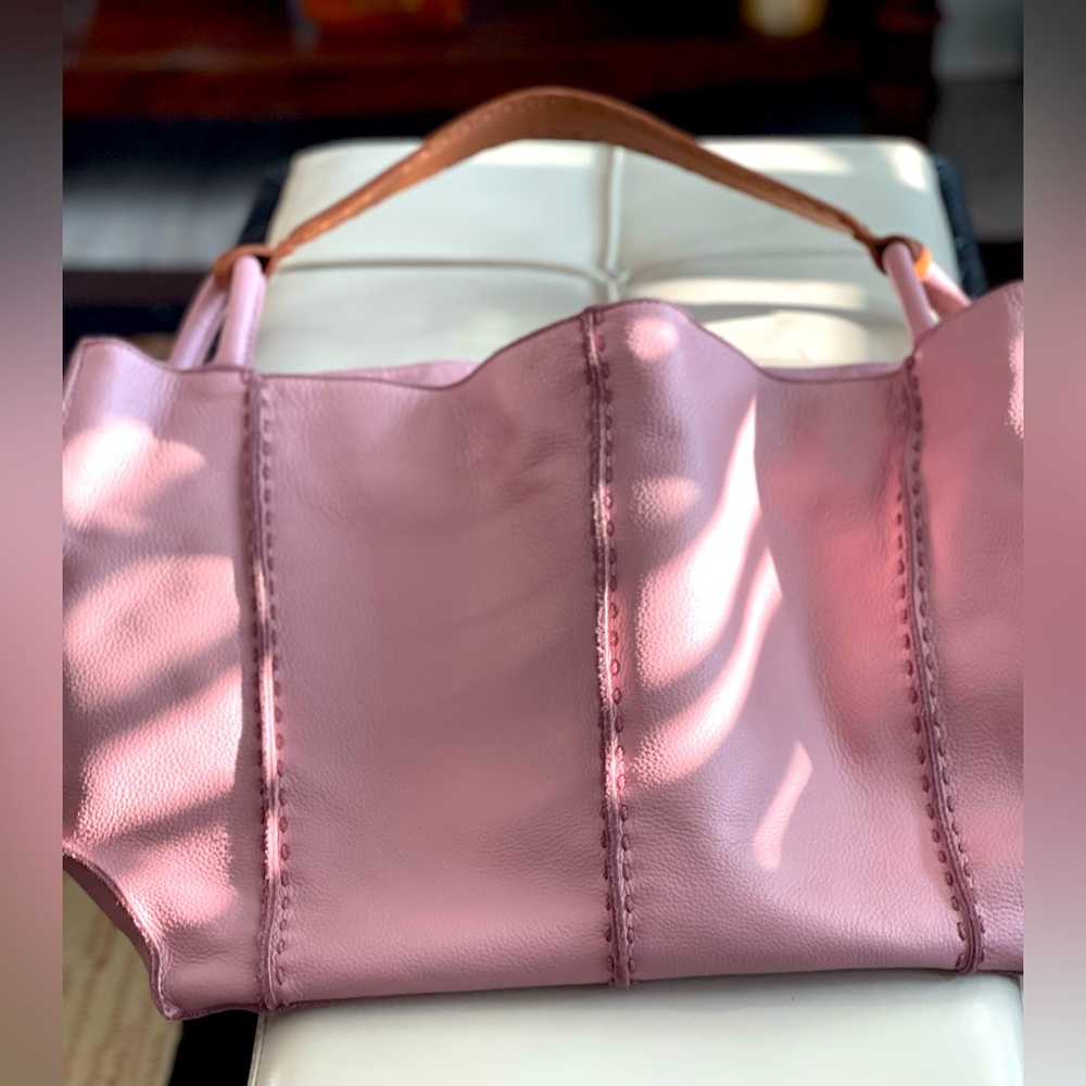 Los Feliz Slouchy Large Tote in Rosewood